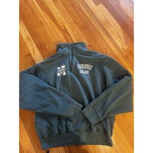 Vintage‎ Jansport Manhattan College Jaspers Zip Sweatshirt Pullover Mock Neck M
